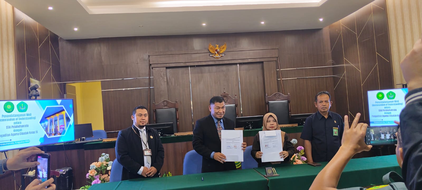 Penandatanganan MOU Kerjasama STAI Pelabuhanratu dengan Pengadilan Agama Cibadak Kelas 1A